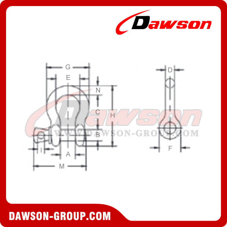 S6 Screw Pin Anchor Shackles - Dawson Group Ltd. - China Manufacturer, Supplier