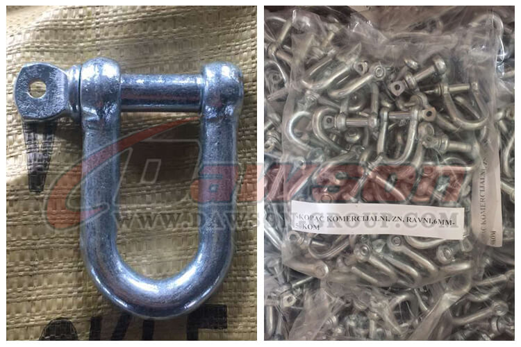 European Type Commercial Galv. Dee Shackle - Dawson Group Ltd. - China Manufacturer, Factory, Supplier, China