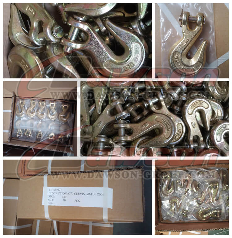 G70 Forged Alloy Steel Clevis Grab Hook for Lashing - Dawson Group Ltd. - China Manufacturer, Factory, Supplier