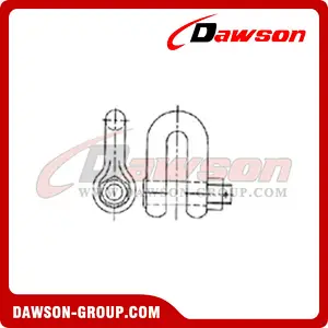 Threaded Shackle for Ship Anchor Mooring Chain