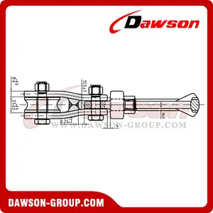 G80 Swivel Connector with Roller Sheave for Forestry Logging