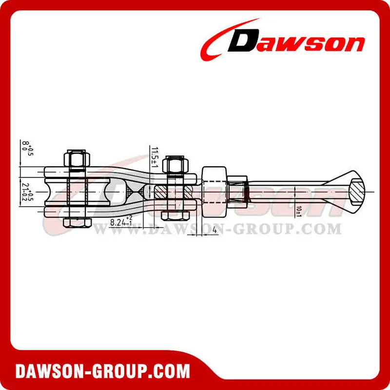 G80 Swivel Connector with Roller Sheave for Forestry Logging
