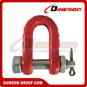 G80 Bolt Type Dee Shackle, Chain Shackle with Bolt for Lifting