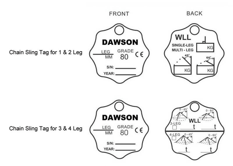 G80 Chain Slings for Lifting & Lashing - Dawson Group Ltd. - China Factory, Supplier