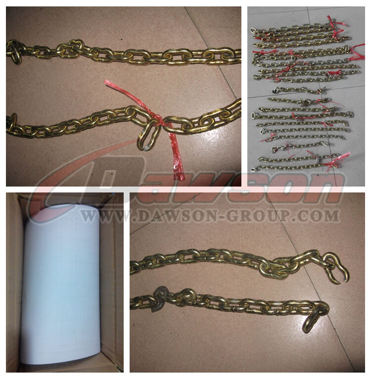 Australian Standard 8mm x 9m Grade 70 Chain Assembly With Cradle Grab Hook Each End - Dawson Group Ltd. - Factory, Supplier,Manufacturer