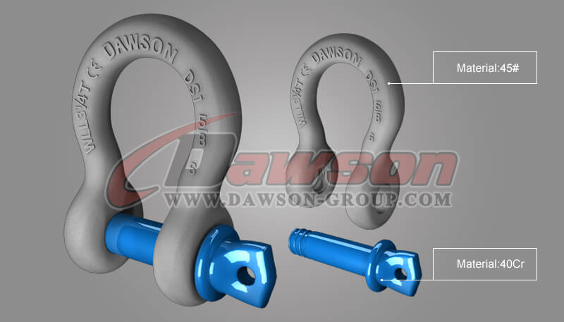 S6 High Strength Screw Pin Anchor Shackle - Dawson Group Ltd. - China Manufacture Supplier