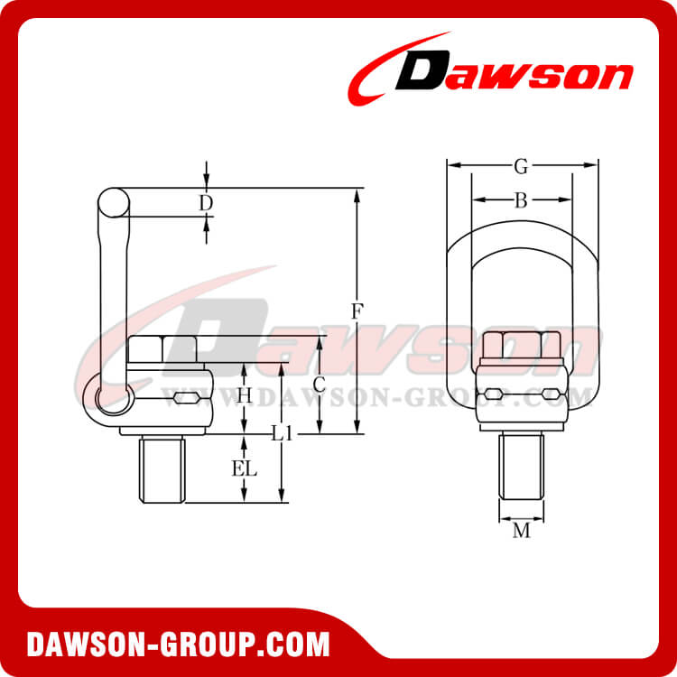 G80 Motor Rotating Hoist Ring - Dawson Group Ltd. - China Manufacturer, Factory
