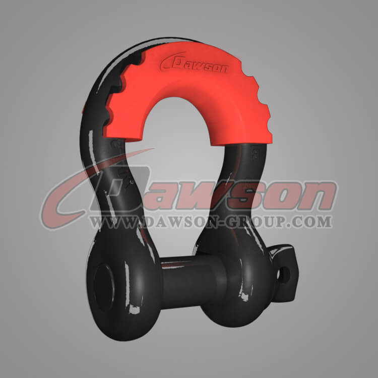 Dawson Drop Forged Bow Shackle with PU Protection for Towing & Recovery Strap - Dawson Group Ltd. - Manufacturer, Supplier