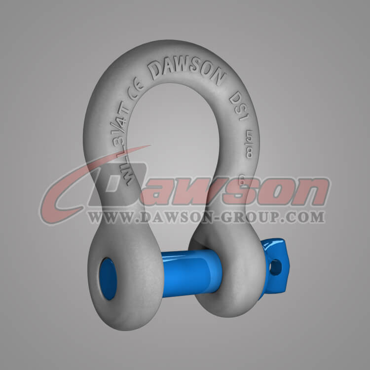 Dawson Brand Hot Dip Galvanized US Type Bow Shackle with Screw Pin - Dawson Group Ltd. - China Factory, Supplier