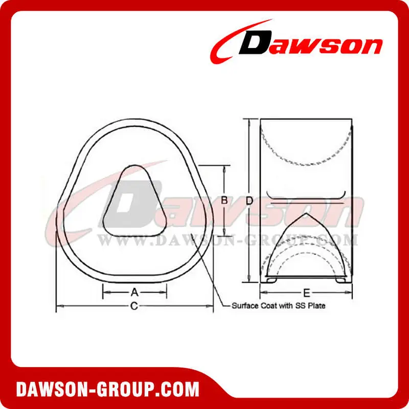 Triangle mooring chock
