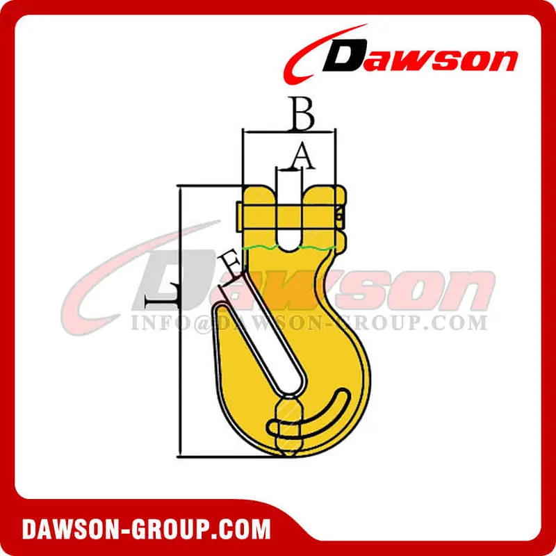 DS099 G70 Forged Alloy Steel Clevis Grab Hook for Lashing