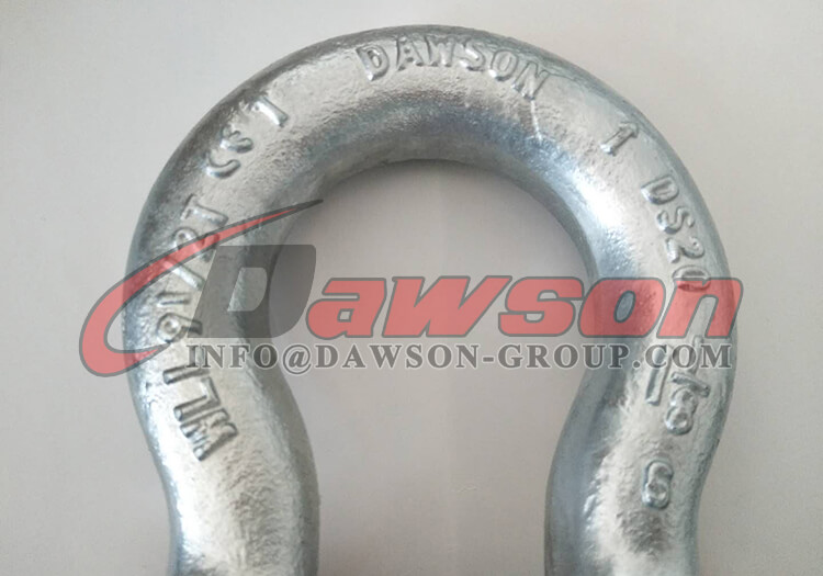 US Type Bolt Type Anchor Shackle with Safety Pin and Nut, S6 Bolt Type Bow Shackle - Dawson Group Ltd. - China Manufacturer