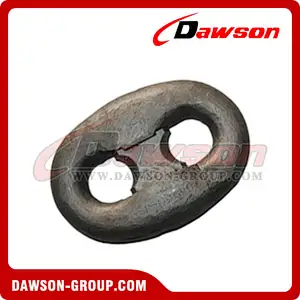 Black Painted Connecting Link Kenter Shackle for Oil Platform Mooring Chain