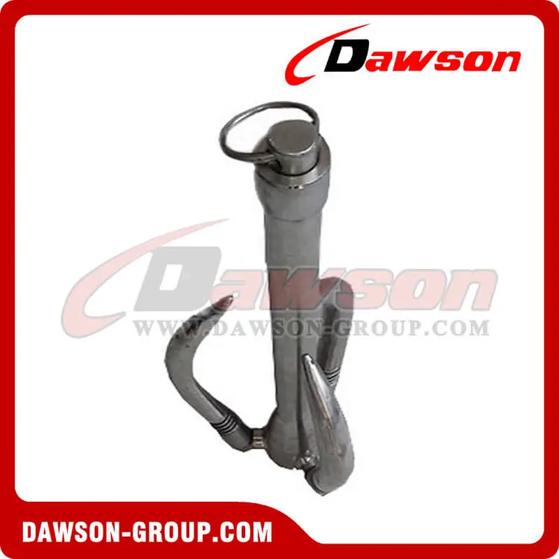 Stainless Steel Three Flukes Grapnel Folding Anchor / SS Three Claws Folding Anchors