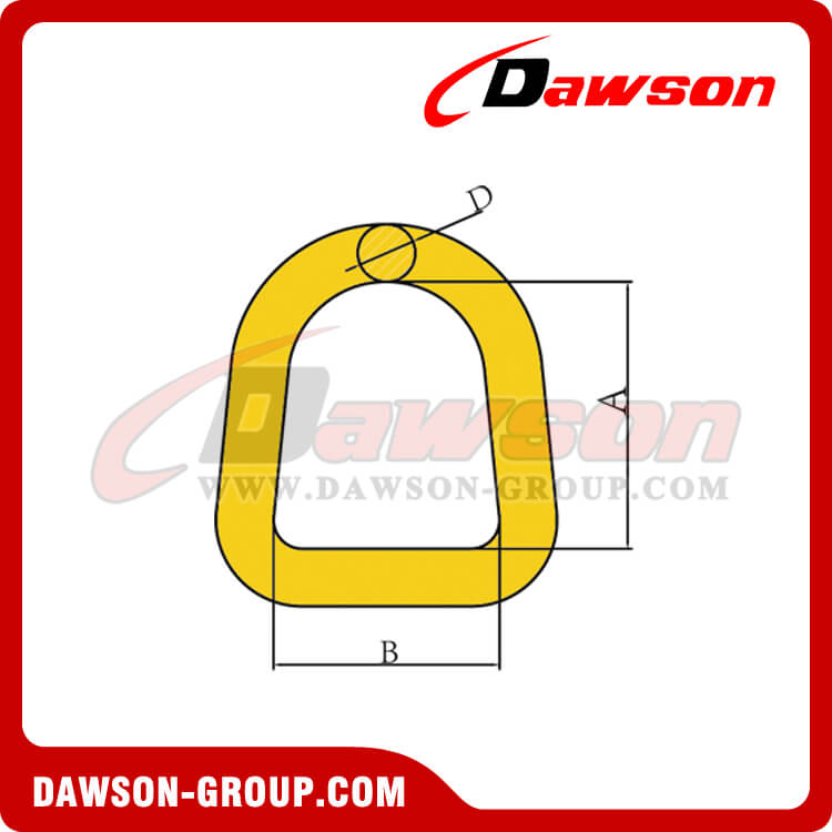 DS036 G80 Forged D Ring For Lifting Chain Slings - Dawson Group Ltd. - China Manufacturer, Factory