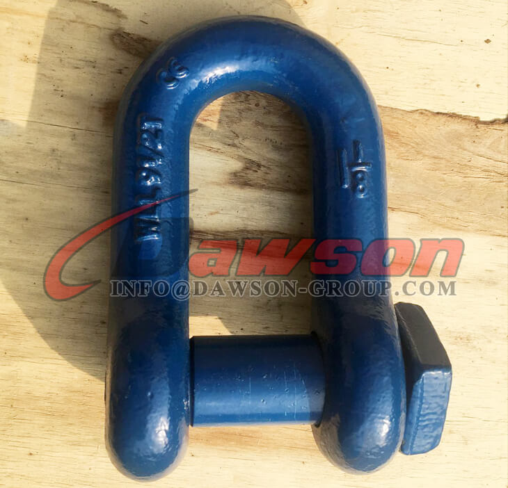Forged Trawling Dee Shackle with Square Head Oversize Pin, Fishing Shackle - Dawson Group Ltd. - Manufacturer, Factory