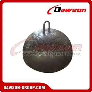 Semi-Circular Common Gray Cast Iron Marine Buoy Sinker for Navigation Buoys