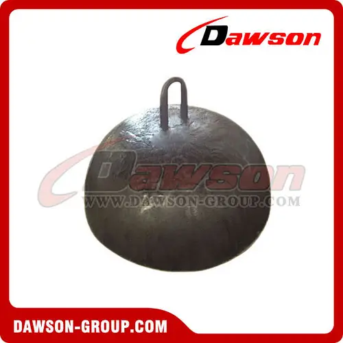 Semi-Circular Common Gray Cast Iron Marine Buoy Sinker for Navigation Buoys