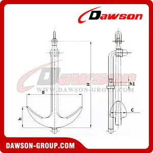 GB/T545-1996 Admiralty Anchor