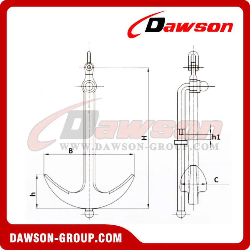 GB/T545-1996 Admiralty Anchor