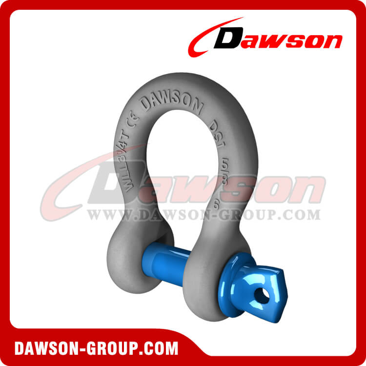 US Type Forged Alloy Screw Pin Anchor Shackle, High Strength S6 Bow Shackle - Dawson Group Ltd. - China Manufacturer, Factory, Supplier
