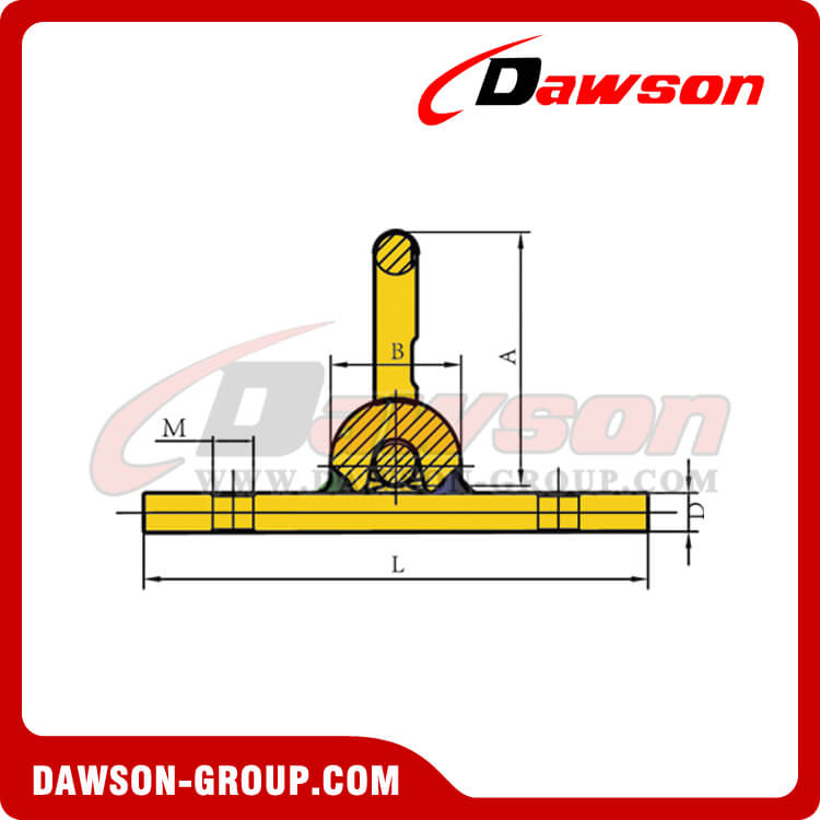 DS550 G80 Weld On Pivoting D Link with Pad - Dawson Group Ltd. - China Manufacturer, Factory