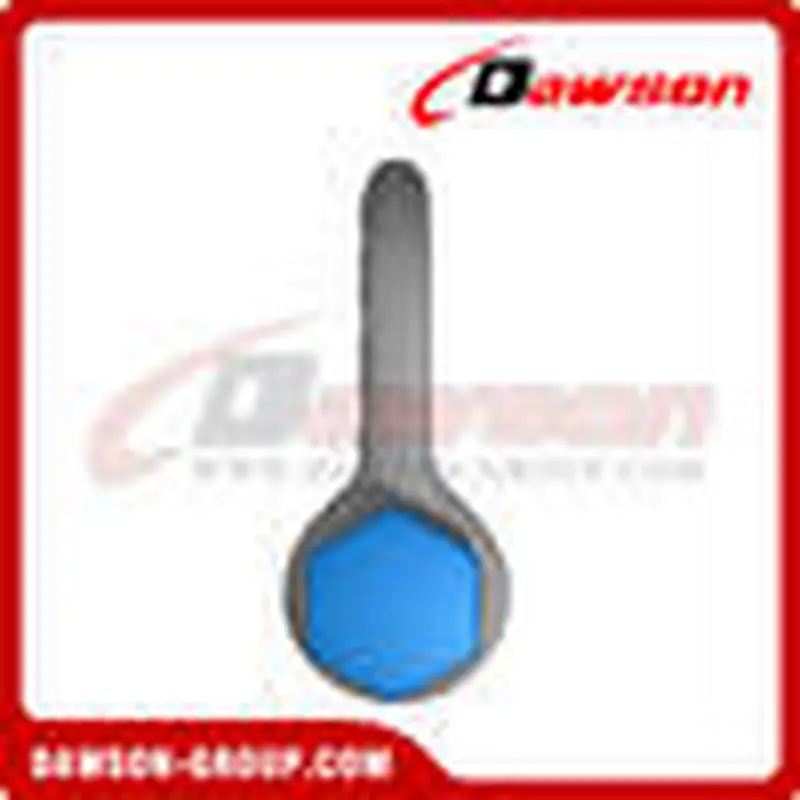 Dawson Brand Hot Dip Galvanized US Type Chain Shackle with Safety Pin, S6 Bolt Type Dee Shackle