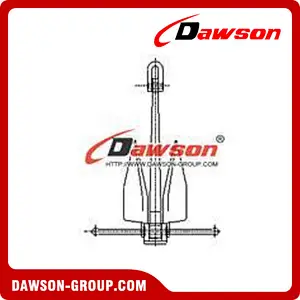 Workboat Anchor, Danforth Type HHP Anchor