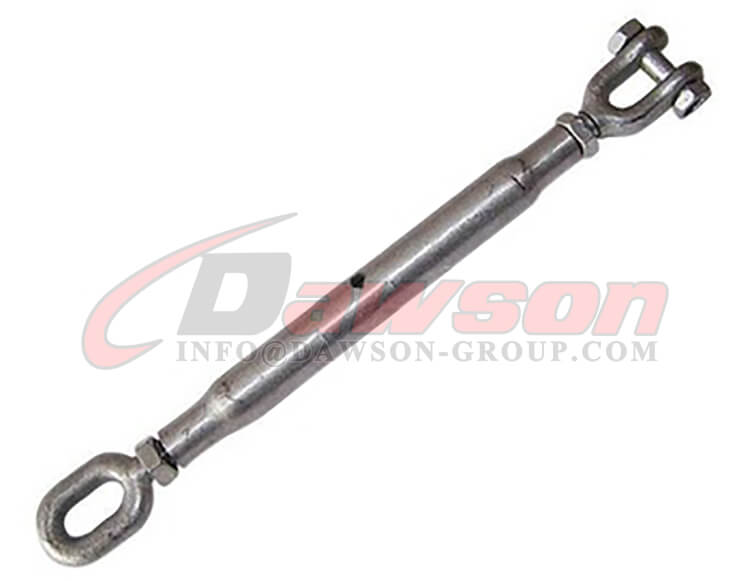 Hot Dipped Galv. Rigging Screw Jaw and Eye Turnbuckle with Stud Nut - Dawson Group Ltd. - China Manufacturer, Supplier