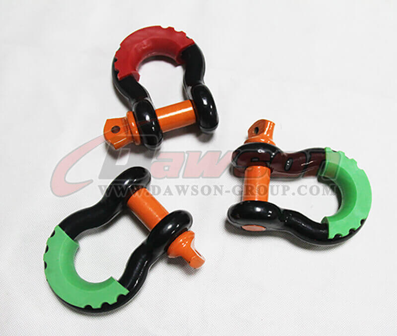 Dawson Drop Forged Bow Shackle with PU Protection for Towing & Recovery Strap - Dawson Group Ltd. - Manufacturer, Supplier,Factory