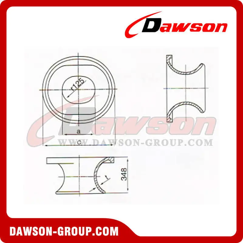 NS2589 mooring chock