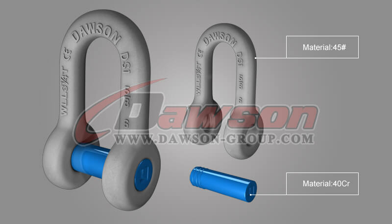 S6 Dee Shackle Sunken Head Pin - Dawson Group Ltd. - China Manufacturer, Factory, Supplier