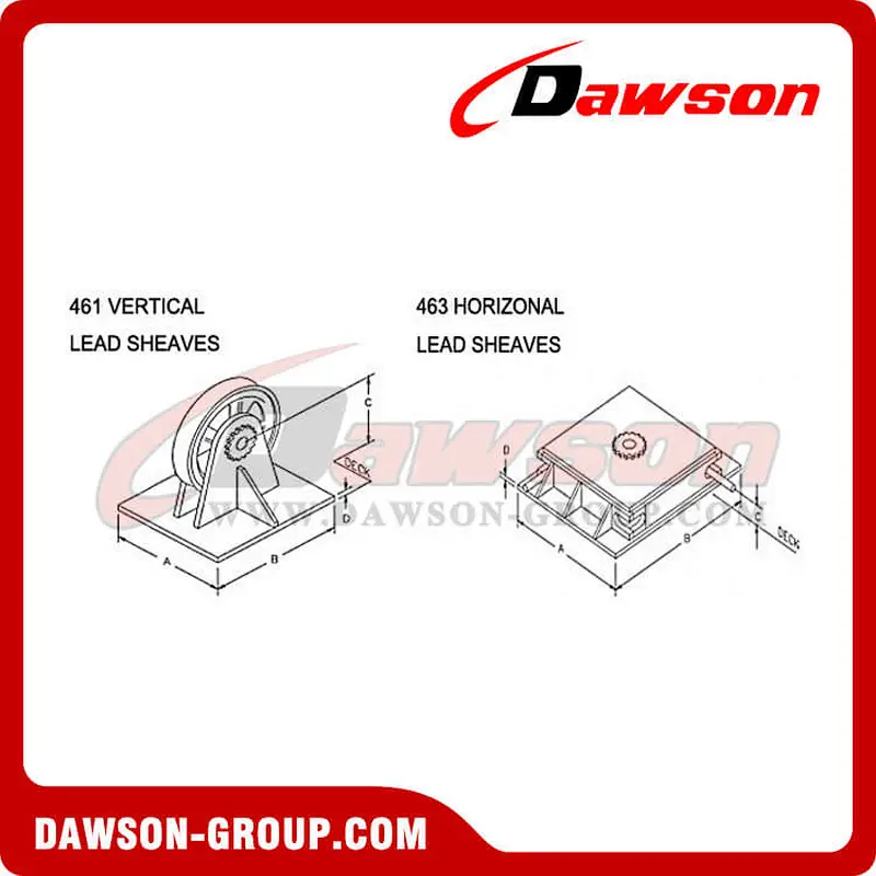 Horizontal Lead Sheave