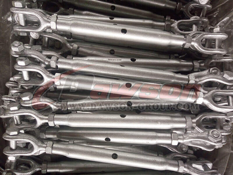 Hot Dipped Galv. Rigging Screw Jaw and Jaw Turnbuckle with Stud Nut - Dawson Group Ltd. - Manufacturer, Factory, China
