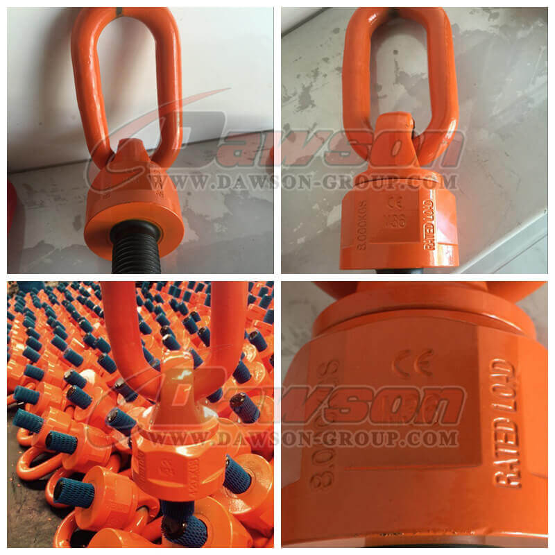 Metric Thread and UNC Thread Type G80 Swivel Hoist Ring - Dawson Group Ltd. - Manufacturer, Factory, Supplier