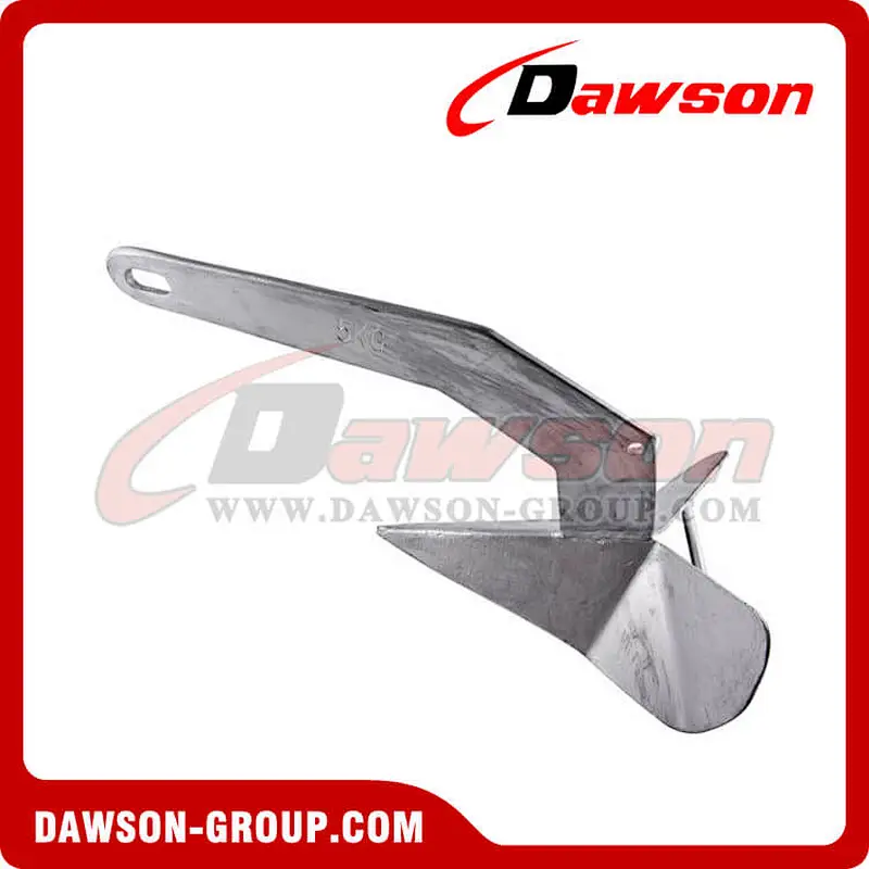 Heavy Duty Hot Dip Galvanized Fixed Head Plough Anchor / H.D.G. Delta Anchor for Boat