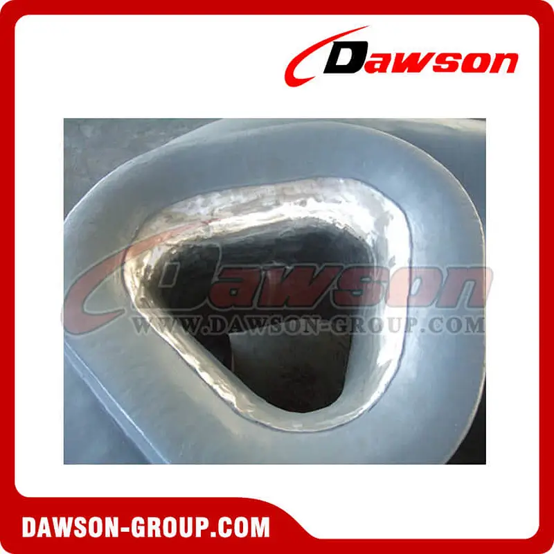 Triangle mooring chock