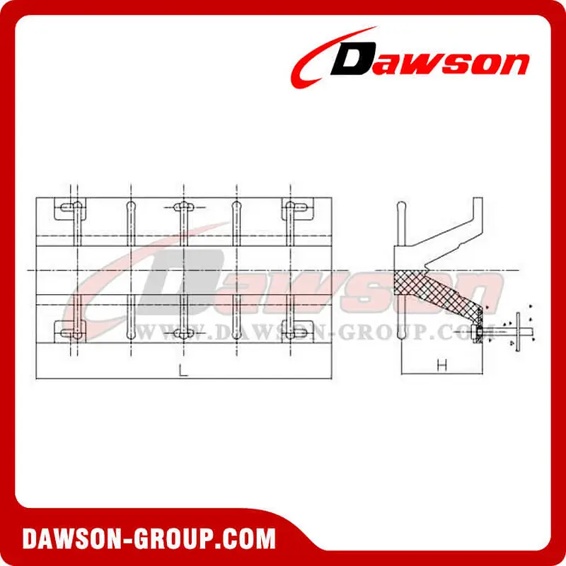 DS-XT Type Ladder Rubber Fender