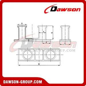 Type U.S.A Mooring Bollard