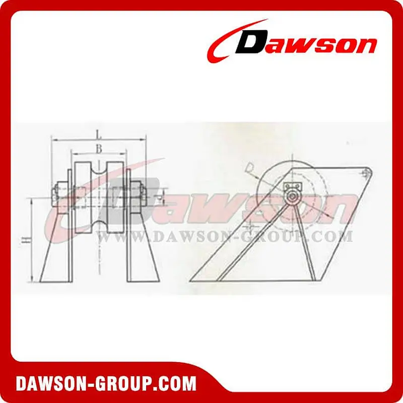 GB T290-95 Marine Chain Wheel Fairlead