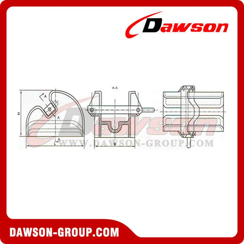 Cast lever chain stopper