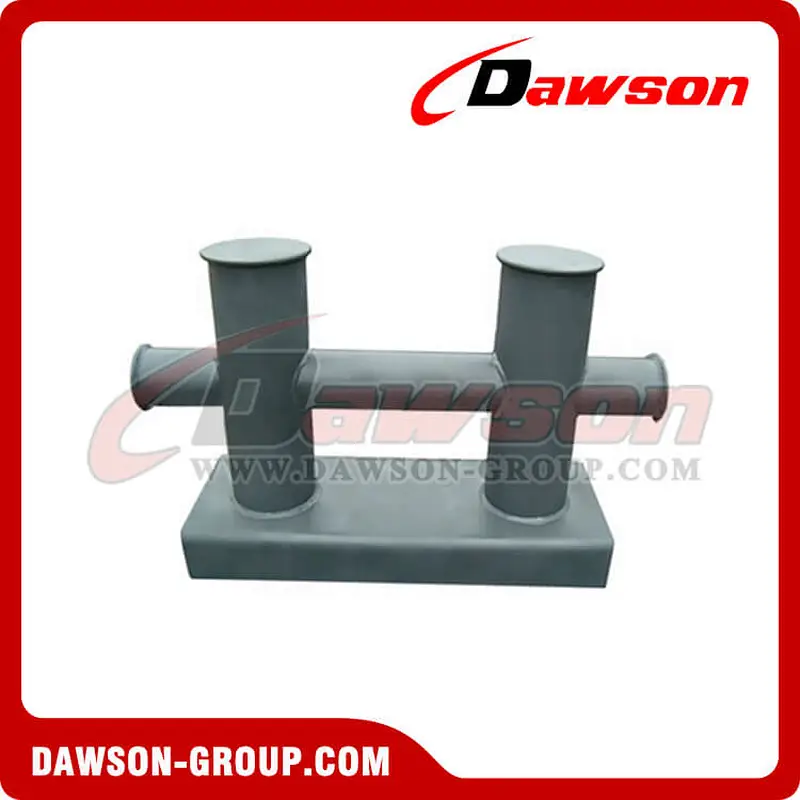 Double cross bollard