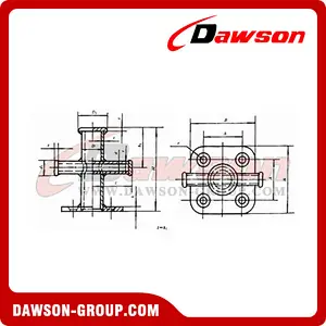 Type D Single Cross Bollard