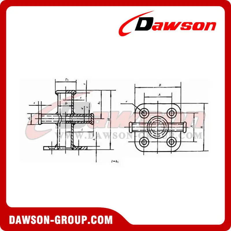 Type D Single Cross Bollard