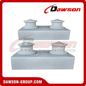 Open type two-roller fairlead