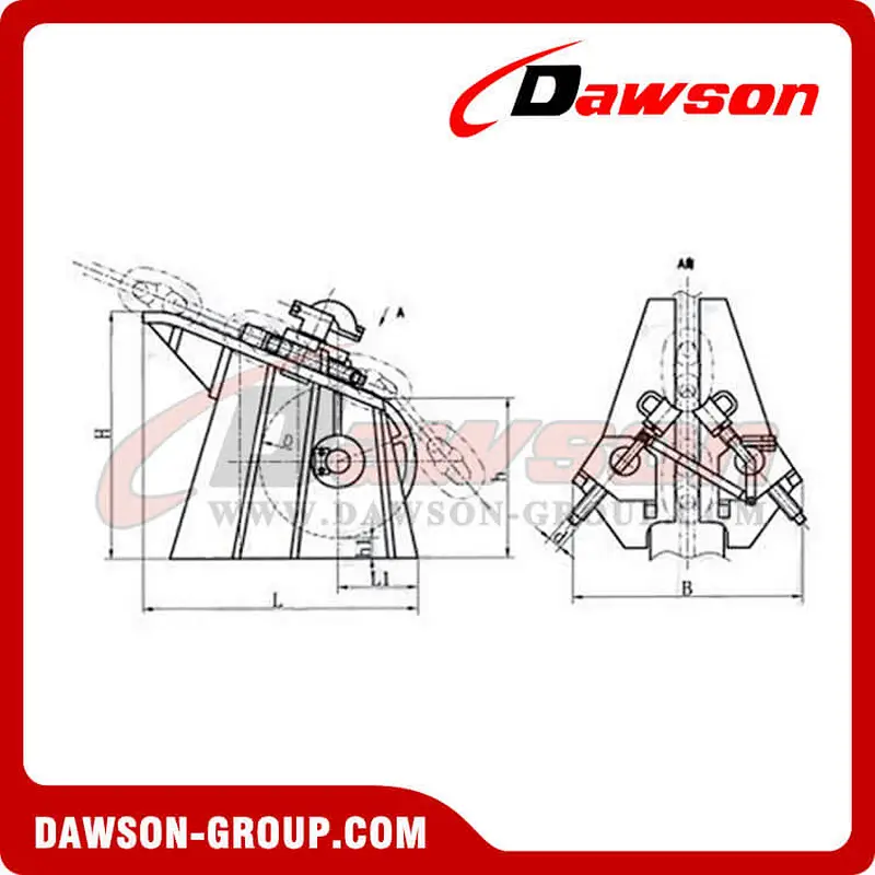 CBT3822~99 adjustable chain stopper