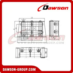 CB 3062-79 Horizontal Roller Fairlead
