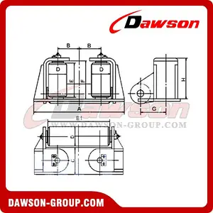 Deck End Roller JIS F-2020