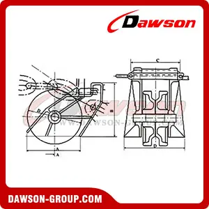 JIS F2033 Roller Chain Stopper