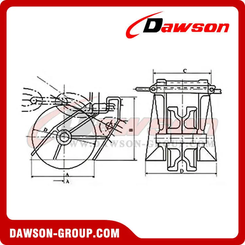 JIS F2033 Roller Chain Stopper